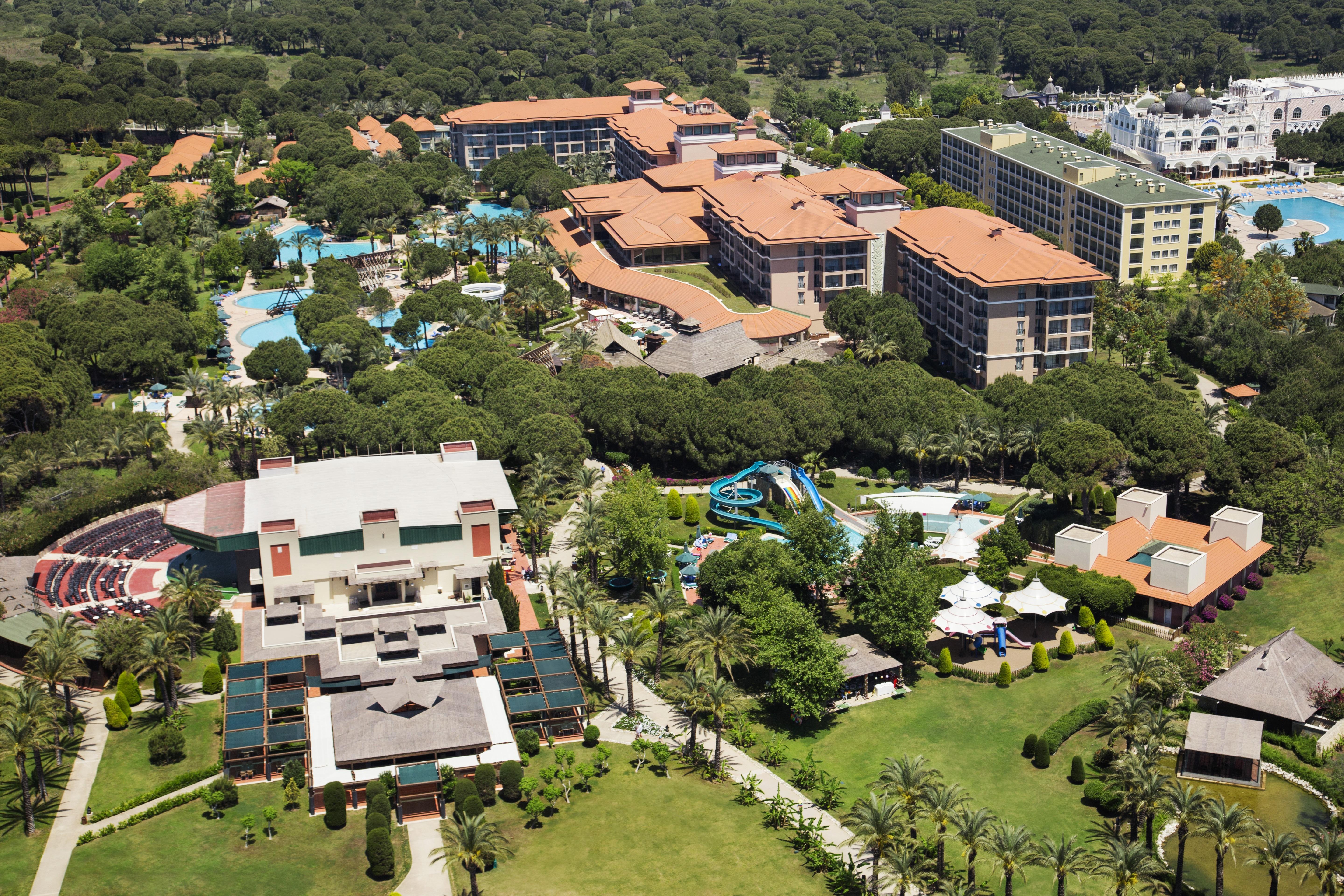 Ic Hotels Green Palace - Kids Concept Antalya Luaran gambar Aerial view of the resort