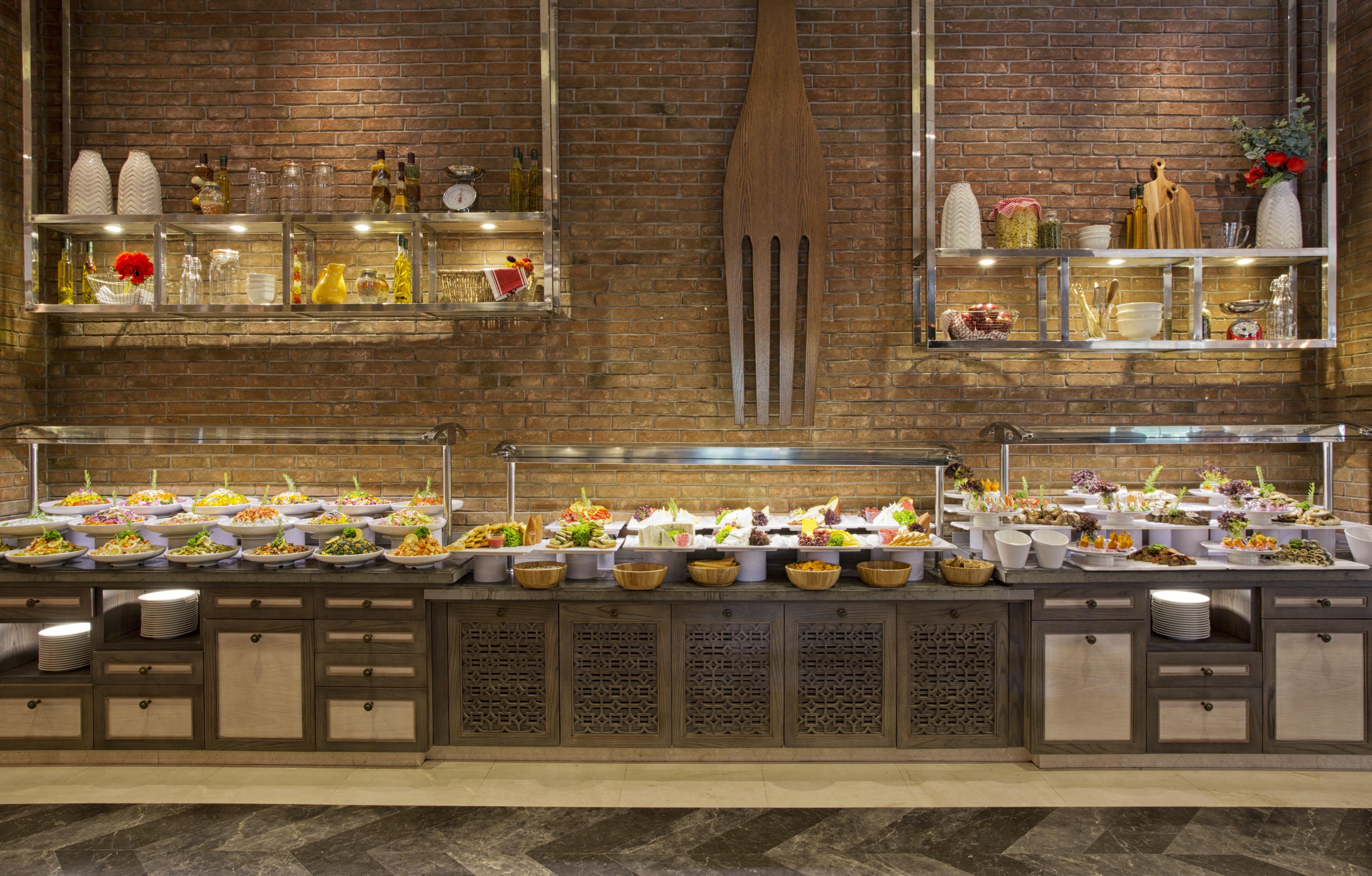 Ic Hotels Green Palace - Kids Concept Antalya Luaran gambar A salad bar
